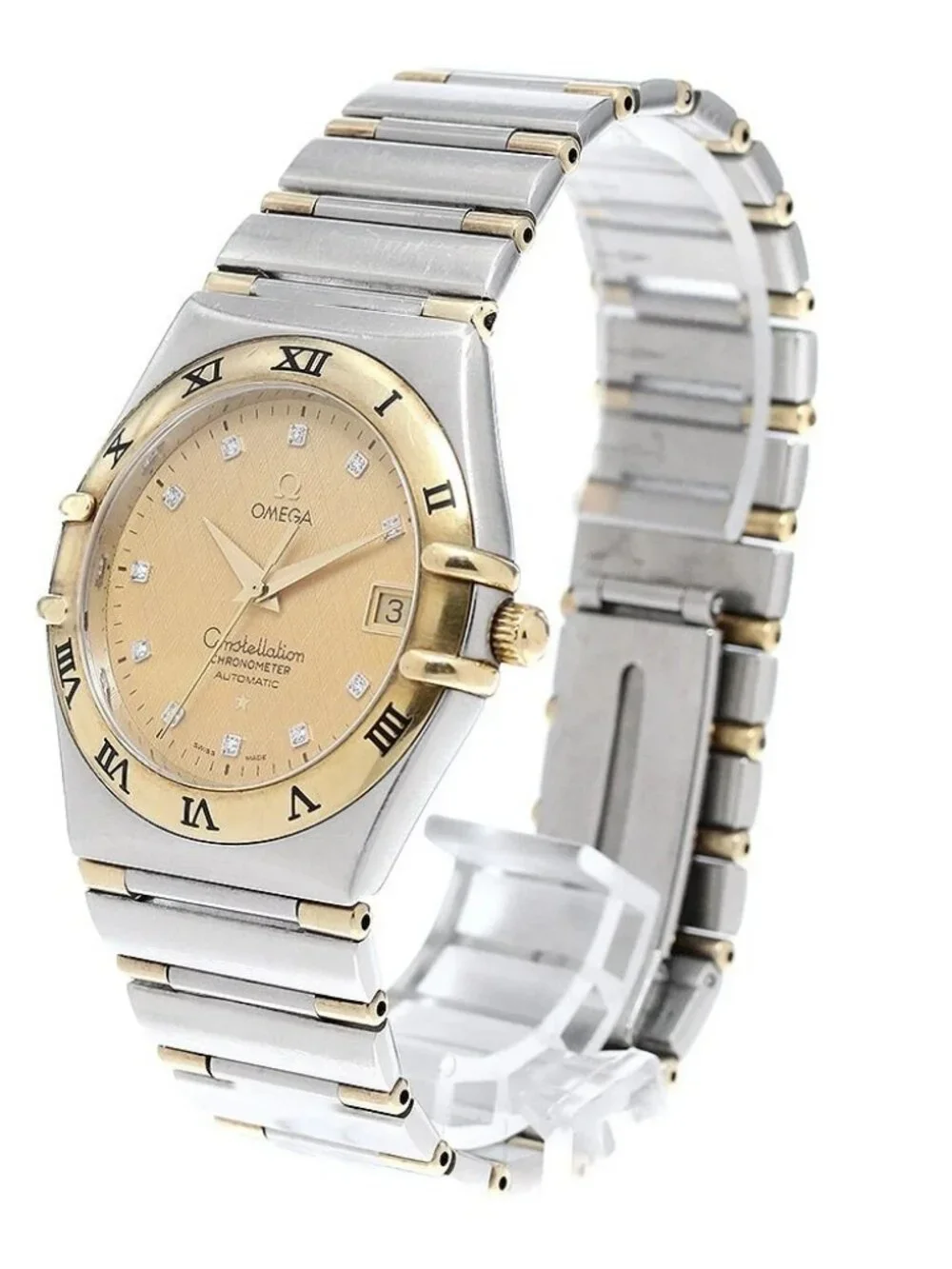OMEGA Constellation 1302.15 11P diamond half bar Automatic Men's Watch_966515